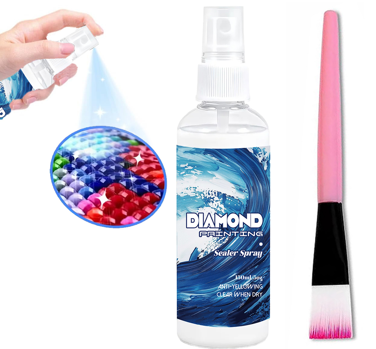 150ml Elmas Boyama Spreyi, El  - Resin Art Work incelemesi ve fiyatı