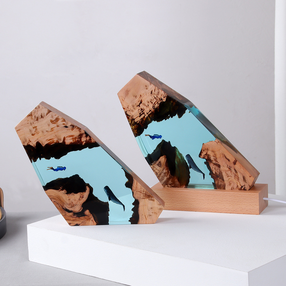 Yeni Sualtı Mağarası Balina Da - Resin Art Wedding Gift incelemesi ve fiyatı