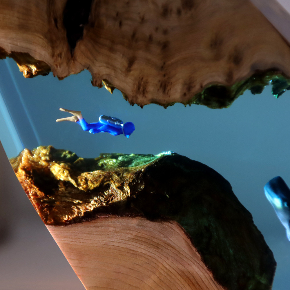Yeni Sualtı Mağarası Balina Da - Resin Art Wedding Gift incelemesi ve fiyatı